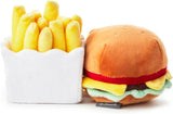 Hallmark Better Together burger and fries plush toy set, soft and cuddly plush toys representing a burger and fries pair.
