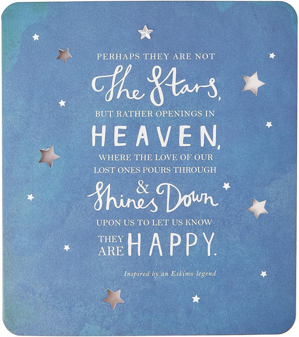 Hallmark sympathy greeting card with peaceful floral design and heartfelt message for expressing condolences.