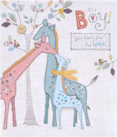 Sweet Giraffe Design New Baby Card