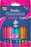 Helix gel pens with colorful ink and sleek design, perfect for writing and drawing applications.
