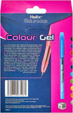 Set of Helix Gel Pens with colorful ink, featuring smooth writing tips and transparent barrels for easy ink level visibility.