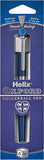 Helix Oxford Premium Rollerball Pen with blue ink, featuring a sleek design and plastic-free packaging.