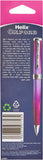 Helix Oxford Premium Ombre Pink Ballpoint Pen with blue ink, featuring a sleek design and comfortable grip in a stationery product image.