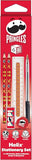 Helix Pringles Student Set of stationery including pens, pencils, and accessories in a colorful, organized display.