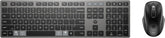 HP 720 multi-device wireless keyboard and mouse combo, rechargeable computer peripherals with sleek design and easy connectivity.