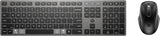 HP 720 multi-device wireless keyboard and mouse combo, rechargeable computer peripherals with sleek design and easy connectivity.
