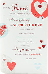 Passionate Design Fiancé Valentines Day Card