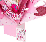 Granddaughter Birthday Pop-Up Greeting Card Original Second Nature 3D Pop Up Cards