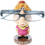 Joe Davies Comic Specs Holder Mum, decorative glasses holder featuring a humorous mum design for storing spectacles.