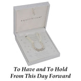 Joe Davies Equilibrium Wedding Horseshoe Keepsake with intricate design, crafted as a meaningful wedding keepsake ornament.