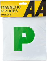 Fully Magnetic Green P Plates – Universal Fit for New Drivers – AA0347 (1 Pair)