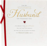 Lovely Words Husband Valentine's Day Card