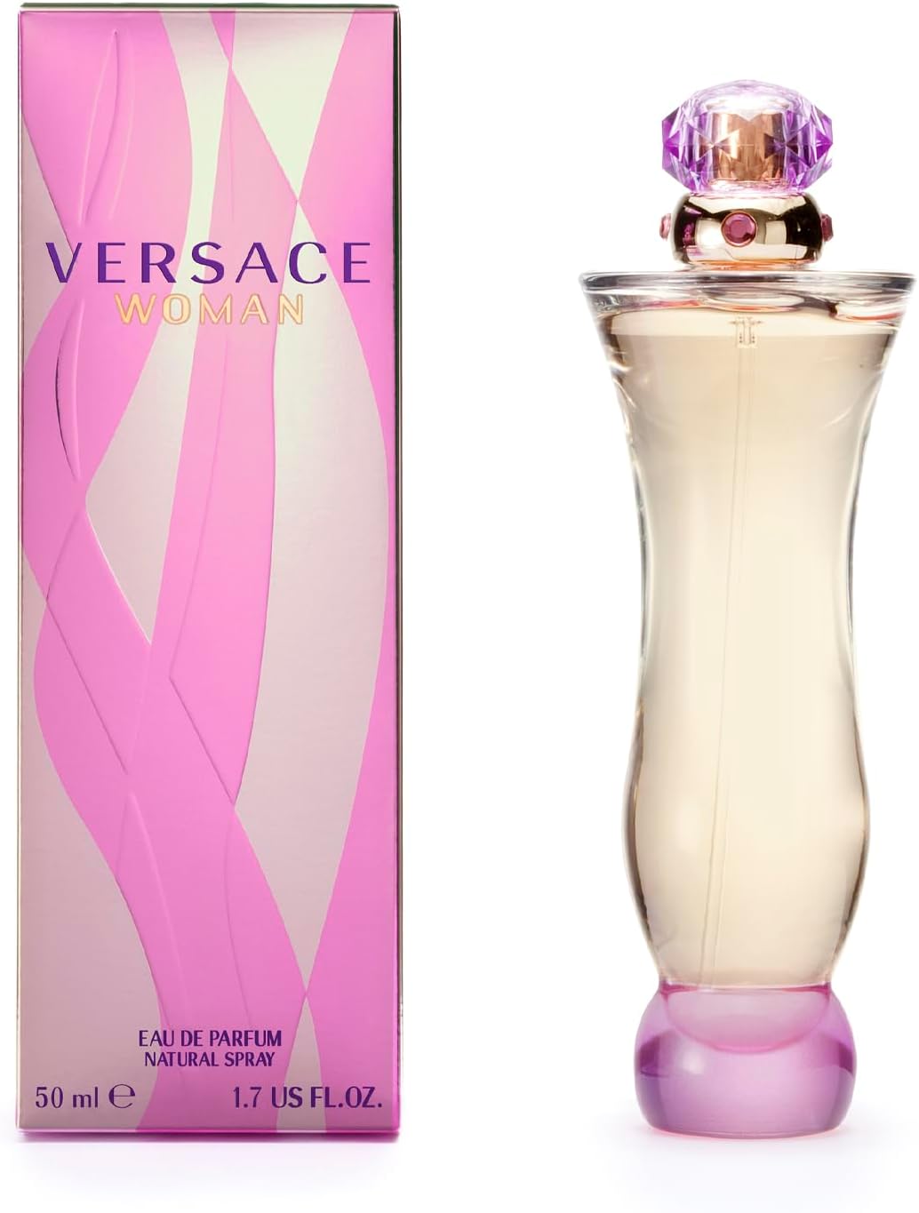 Versace Floral Oriental Eau de Parfum 50ml bottle with elegant floral and oriental design.