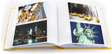 Kenro City Series New York Skyline photo album holding 200 6x4 inch photos, featuring iconic New York skyline design.