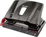 Maped Advanced Metal 2-hole punch in graphite, designed for 20/25 sheet capacity, with sturdy metal construction.