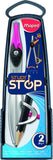 Maped Study Stop Compass from Maped maths sets, featuring a metal compass with adjustable legs and a pencil holder for precise drawing.