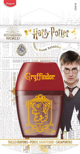 Maped Harry Potter pencil sharpener with Harry Potter-themed design, compact and easy to use for school and creative writing.