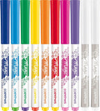 Maped Color’peps “magic” felt tip pens pack of 10, colorful stationery for drawing and coloring on a white background.