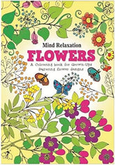 Martello Flowers & Patterns Advanced Colouring book with intricate floral and pattern designs for coloring enthusiasts.