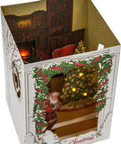 Pop Up Musical Christmas Greeting Card with Light Up Festive Spirit Design