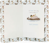 UK Greetings Daddy Birthday Card featuring Jungle Book Disney design, colorful illustration suitable for celebrating dad.
