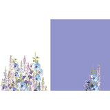 Blank birthday greeting card featuring floral design from Nigel Quiney NQ brand, suitable for general female occasions.