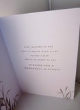 NQ Reeds Dad Birthday Card featuring cheerful design, perfect for celebrating dad's special day with a heartfelt greeting.