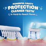 Oral-B iO Kids Disney Stitch replacement brush heads, 2-pack, designed for children's electric toothbrushes with Disney Stitch character.