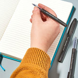 Set of 10 Oxford Writing Curve black pens, featuring sleek design and smooth ink flow, ideal for everyday writing.