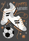 Paper Rose general male birthday greeting card featuring a paper rose design, suitable for celebrating men's special occasions.