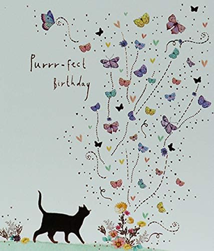 Artistic female birthday card from Paperlink's Lemon Sorbet range featuring vibrant floral and feminine design.