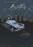 Paperlink Special Brother birthday greeting card for men, featuring a masculine design for celebrating brothers.
