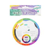 Premier 20cm extra large color wheel for art and craft projects, showcasing vibrant color sections and a sturdy plastic frame.
