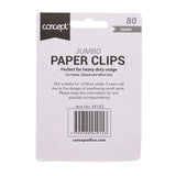 Premier Card 80 jumbo paper clips in 50mm size, durable metal clips for organizing documents and office use.