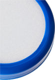 Blue sponge damper from Q-Connect, designed for sound absorption and vibration reduction in industrial or audio applications.