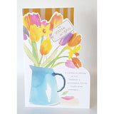 UK Greetings To Both of You Spring Flower Easter Card featuring colorful floral design and heartfelt greeting for special couples.