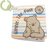 Rainbow Designs Disney Classic Pooh Play and Go Squares baby toy with colorful squares and plush Pooh character for infants.