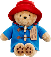 Soft plush Paddington Bear toy by Rainbow Designs, featuring a classic cuddly Paddington character with a friendly expression.