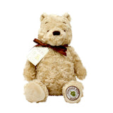 Rainbow Designs Winnie the Pooh soft toy from Hundred Acre Wood, cuddly plush plush toy with soft yellow fabric and embroidered features.