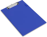 Blue Rapesco VSTCB0L3 A4+ standard clipboard with metal clip for secure paper holding, ideal for office or school use.