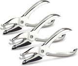 Rapesco 25 single hole punch for 10 sheets of paper, compact hole puncher with ergonomic design for easy use.