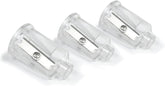 Rapesco 1485 PS12 USB replacement sharpening units for sharpeners, pack of 3, shown in the image.
