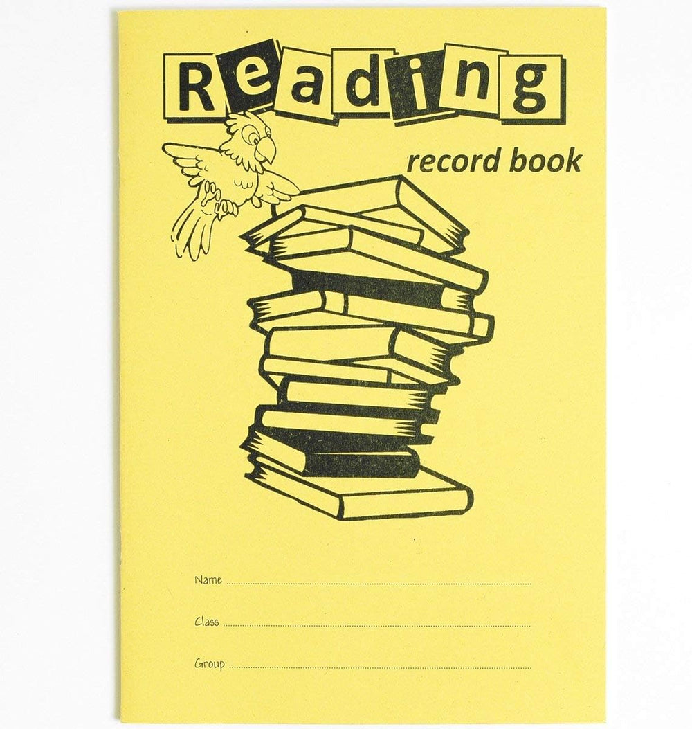 Rhino A5 40-page reading record notebook, stationery educational resource with lined pages for tracking reading progress.