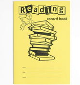 Rhino A5 40-page reading record notebook, stationery educational resource with lined pages for tracking reading progress.
