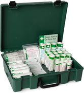 Safety First Aid Group Hse Economy first aid kit for 21-50 persons, fully stocked with health and safety supplies.