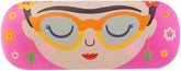 Sass & Belle Frida glasses case with colorful floral design, protective accessory for storing eyeglasses or sunglasses.