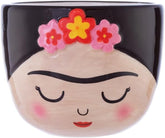 Sass & Belle Mini Frida Planter with colorful floral design, perfect for home decor and small indoor plants.