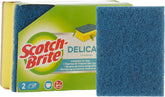 Blue Scotch Brite 3M universal cleaning sponge, polyurethane scourer, no-scratch surface for versatile kitchen and household cleaning.