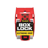 Scotch Box Lock Packaging Tape 195-EF on a dispenser, 48mm x 20.3m roll for secure shipping and packaging.