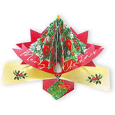 Second Nature Christmas Tree greeting card featuring festive holiday design with a decorated Christmas tree illustration.